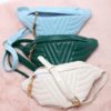 QUILTED FANNY PACK (DUSTY BLUE) - Image 2