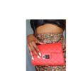 DIAMOND QUILTED CHAIN SHOULDER BAG (RED) - Image 2