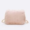 Faux Fur Mini Swing Bag - Camel - Image 2